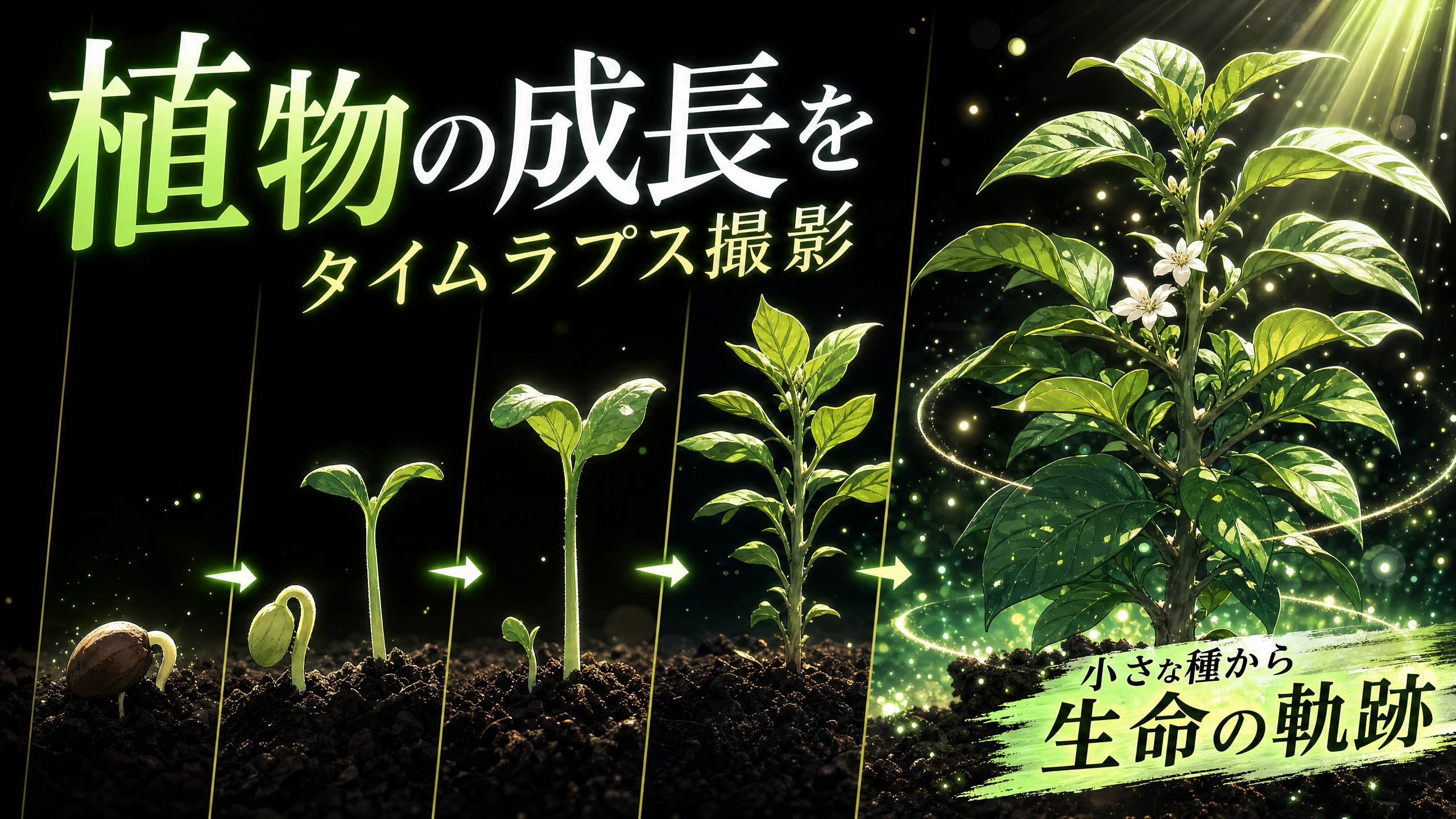 小马拉大车植物视频 - 延时摄影